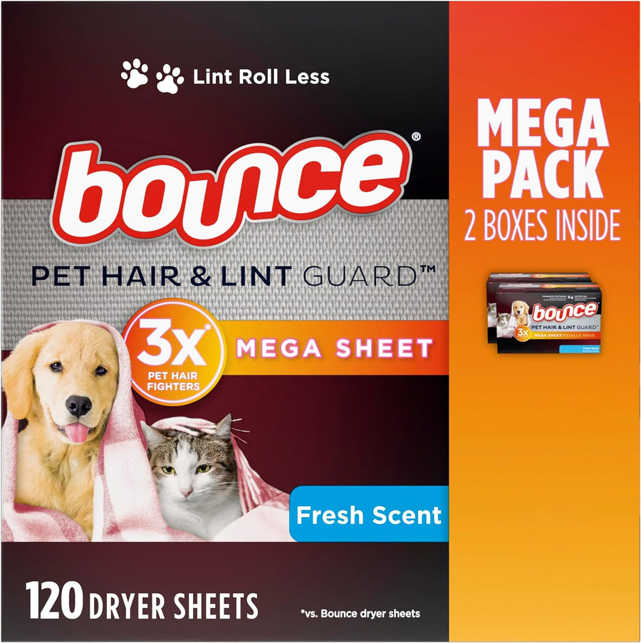 Pet Hair Dryer Sheets
